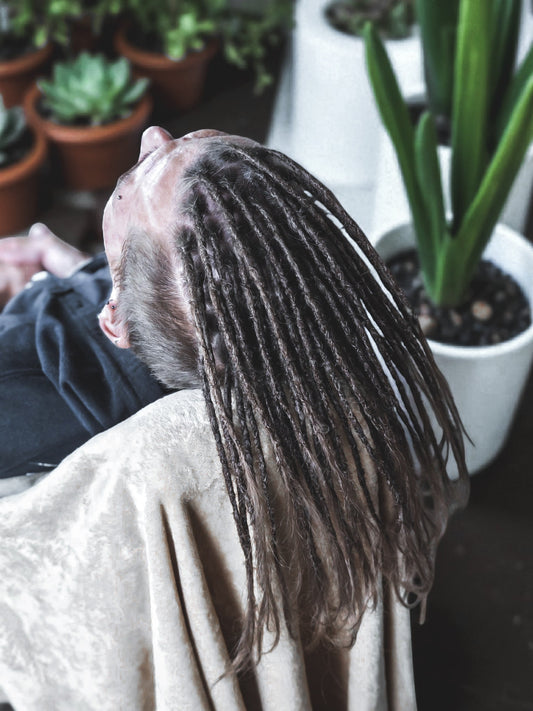 🌿 Feine, wilde Wunder: Dünne Naturdreads ohne Extensions ✨