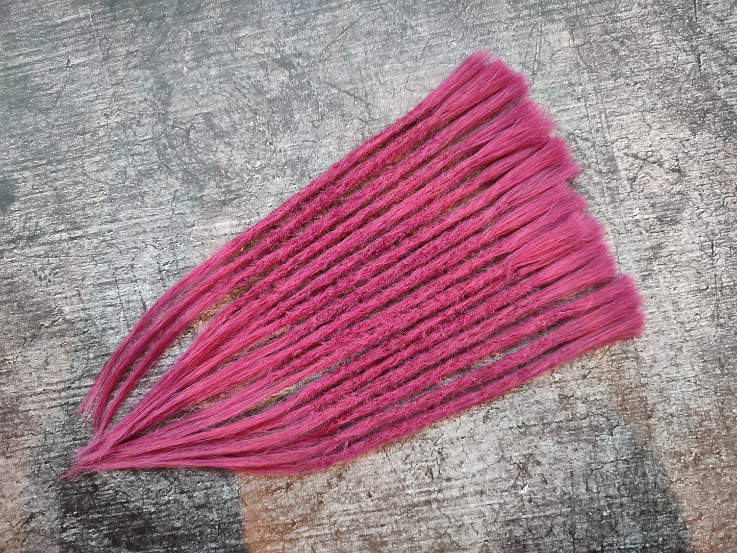 Echthaar dreads bestellen violett