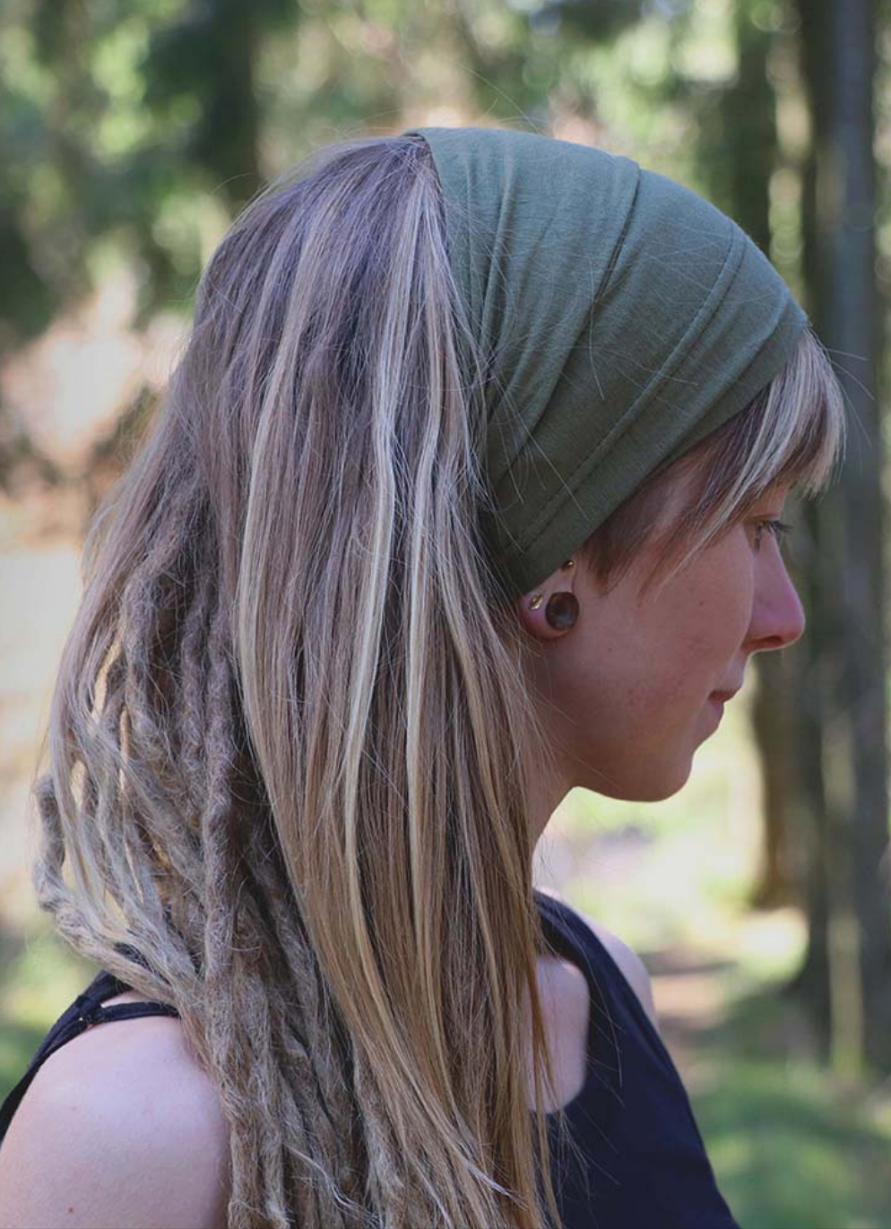 Dread Tubes aus Bambus | Haarbänder| verschiedene Farben