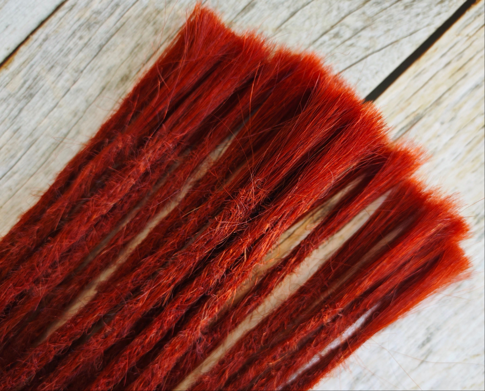 Echthaar Dread Extensions | kupferblond 350 | gerade Spitzen