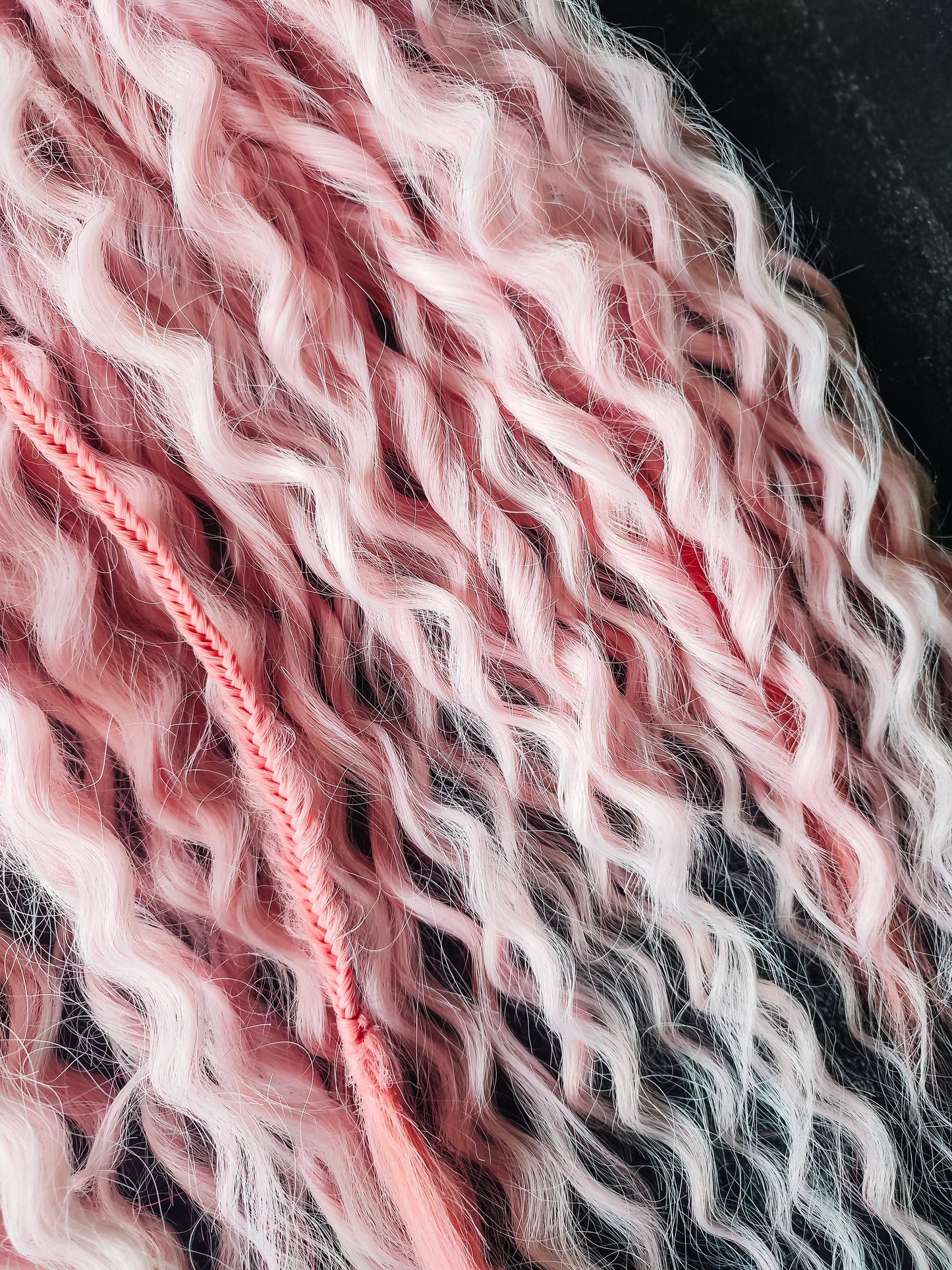 Small Curls / Locken in Wunschfarbe | Zum Einflechten | super soft und für immer lockig!