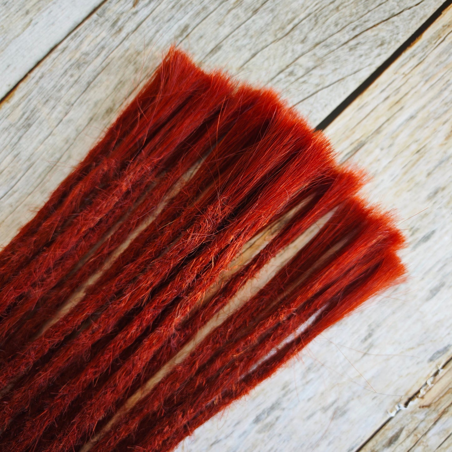 Echthaar Dread Extensions | kupferblond 350 | gerade Spitzen