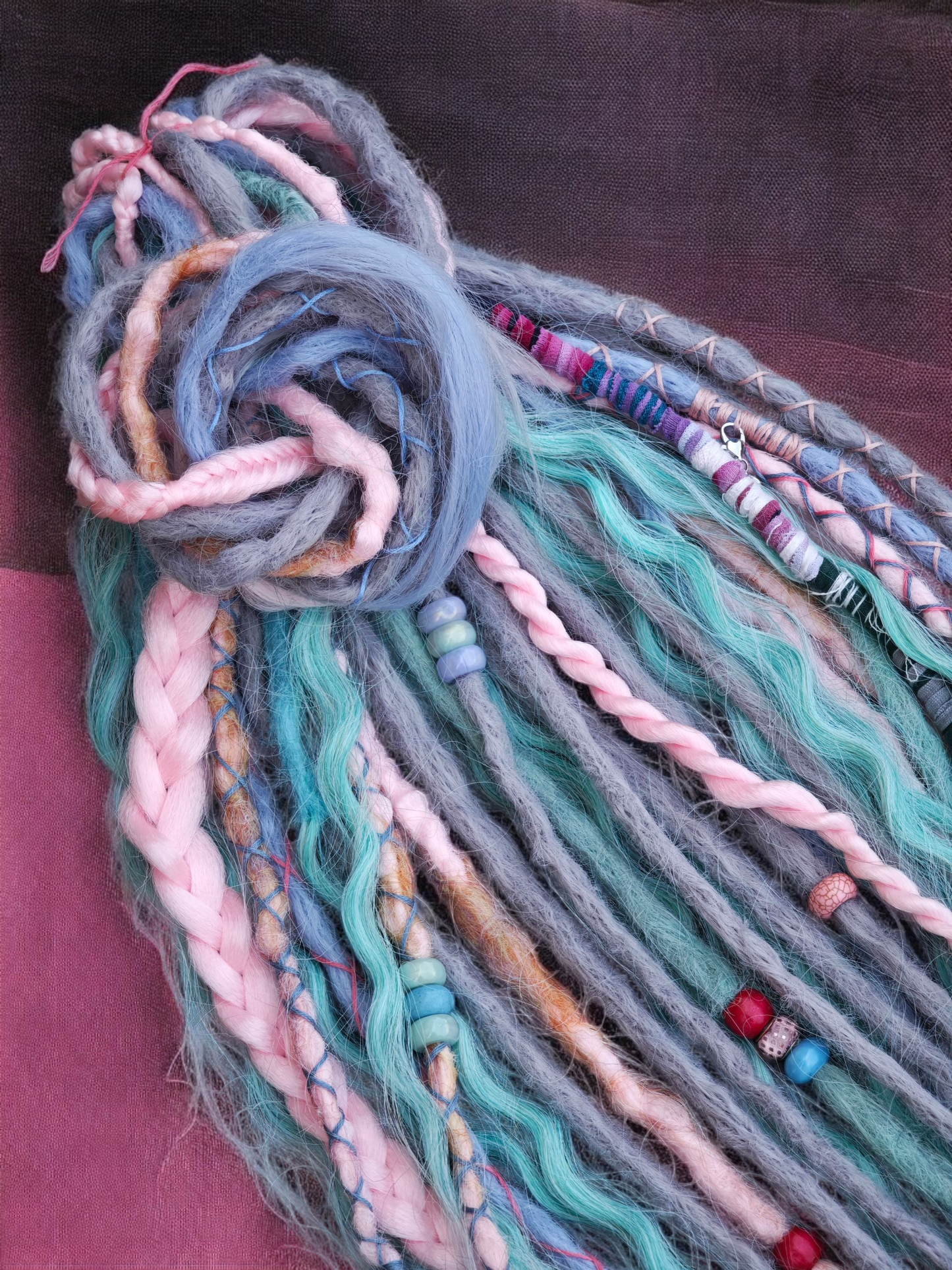 Mixed Texture Set | Dreads, Braids und Waves | synthetic