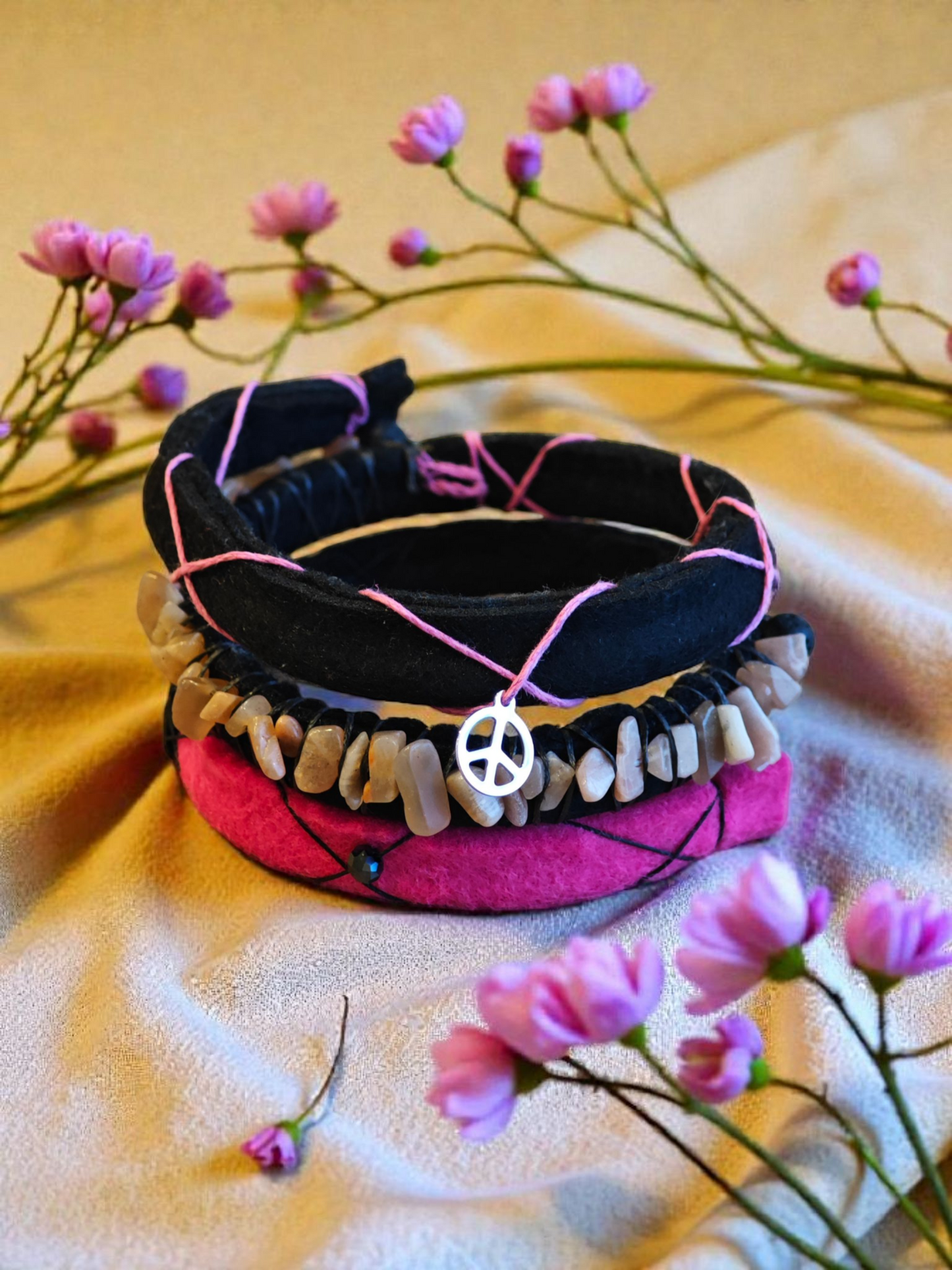 Premium Dreadspirale | Spiralock "Glow your own way" mit Sonnenstein