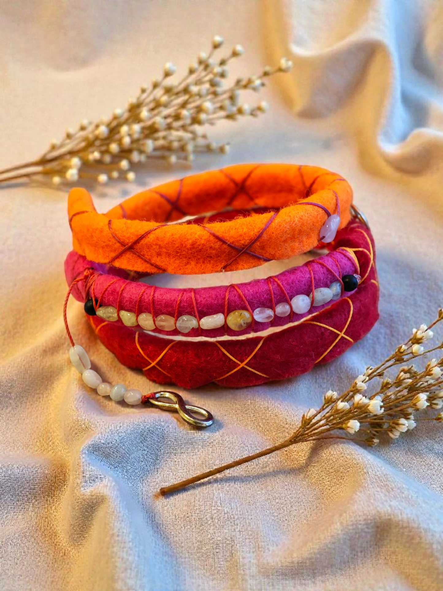 Premium Dreadspirale | Spiralock "Rooted not stuck" mit Jaspis