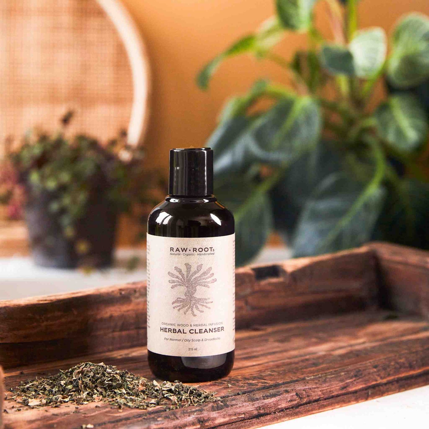 Raw roots herbal cleanser shampoo