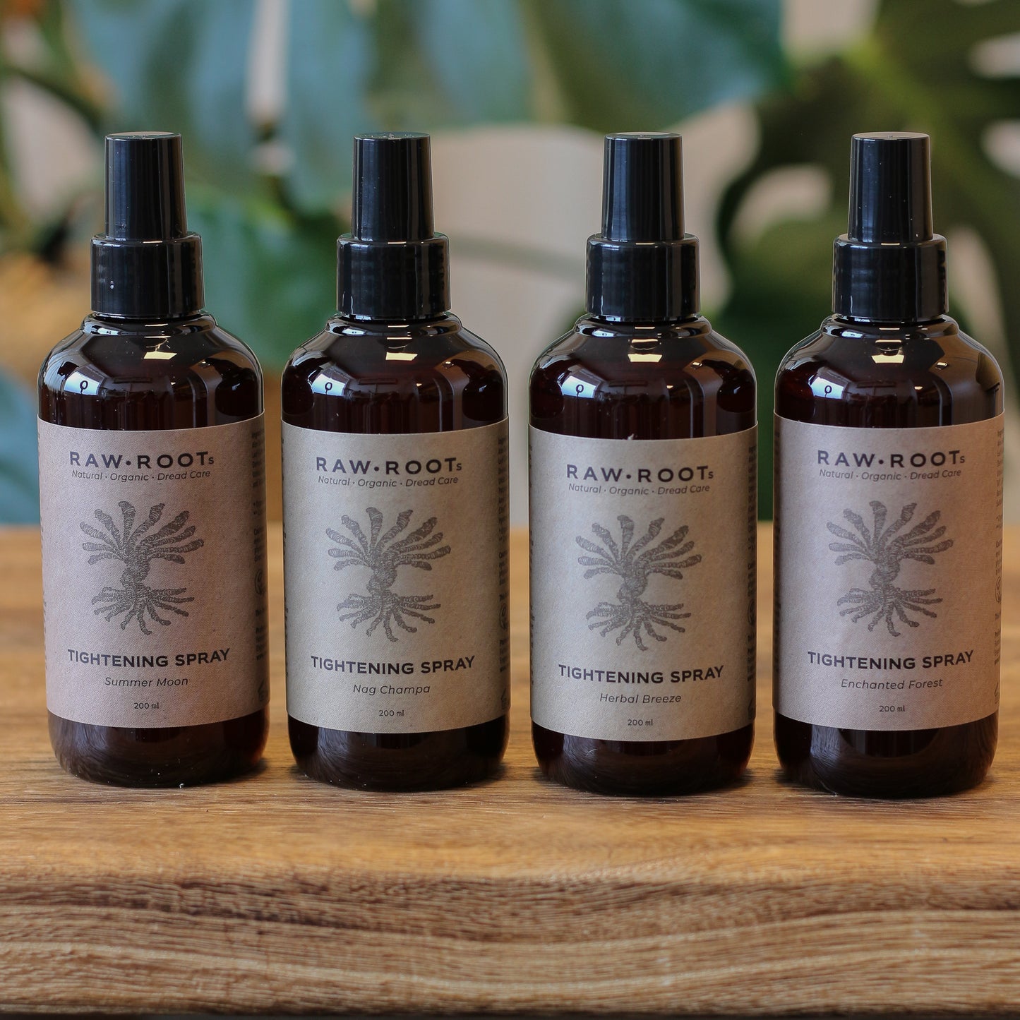 Alle tightening Sprays von Raw Roots
