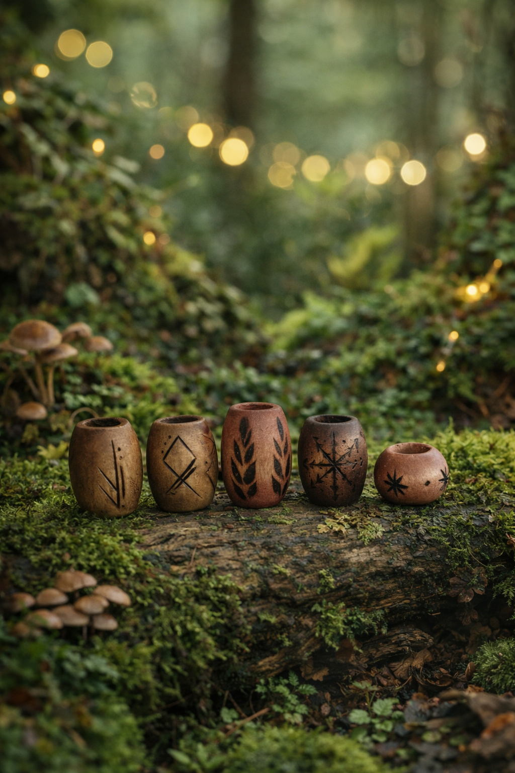 Erdklang Dreadperlen mit Gravur