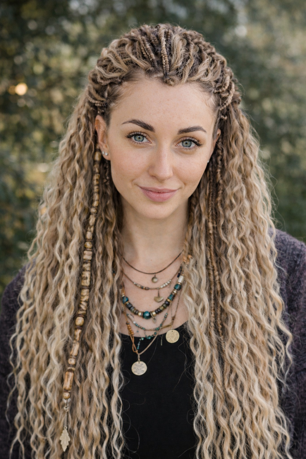 Small Curls / Locken in Wunschfarbe | Zum Einflechten