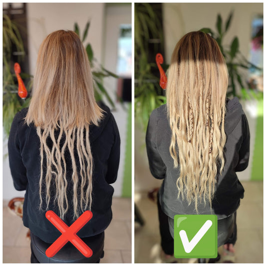 Kurze Haare und lange Partial Dreads - sieht das gut aus?