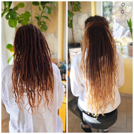 ✨ Spitzen austauschen bei Dreadlocks – Volumen und schöne Spitzen durch Extensions 🌿