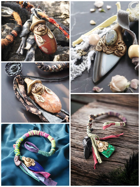 Dreadwraps mit Seele: Schamanische Begleiter &amp; Edelstein-Dreadschmuck