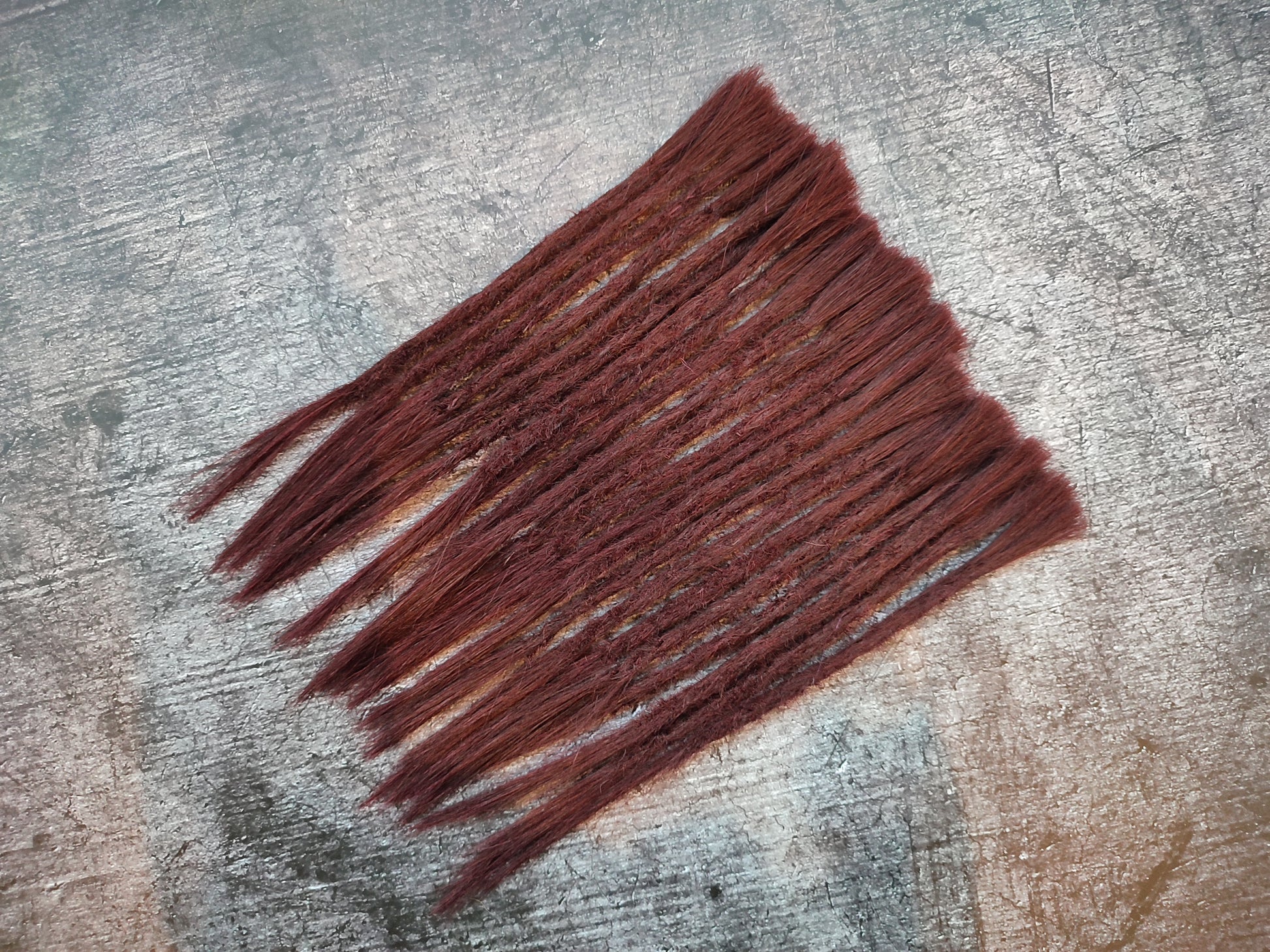 Echthaar Dreadlock extensions bestellen aubergine