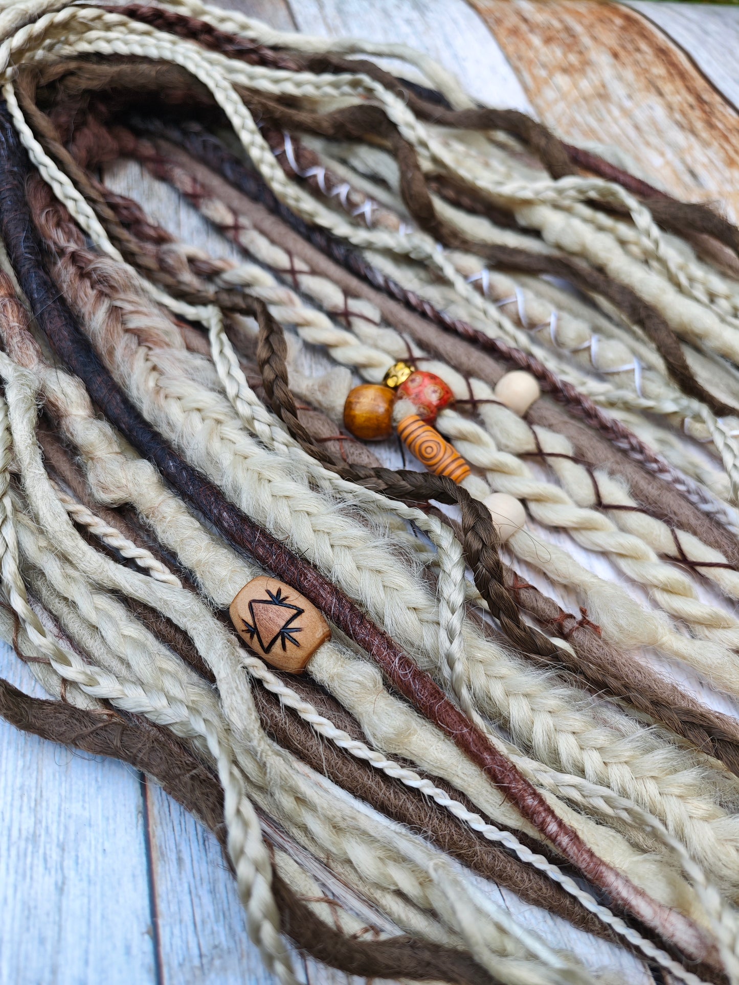 Mixed Texture Set | Dreads, Braids und Waves | synthetic