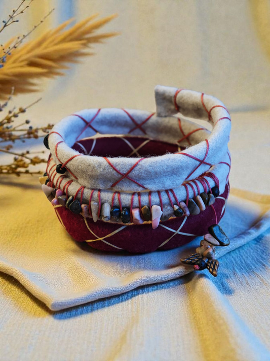 Premium Dreadspirale | Spiralock "Soft heart, strong roots" mit Thulit