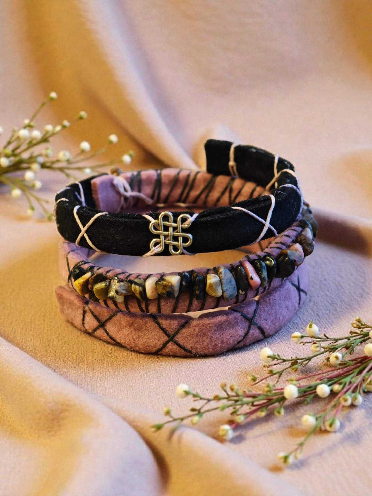 Premium Dreadspirale | Spiralock "Healed not hardened" mit Rhodonit