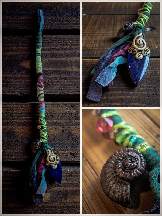 Dreadwrap "Ocean Muse" mit Lapislazuli