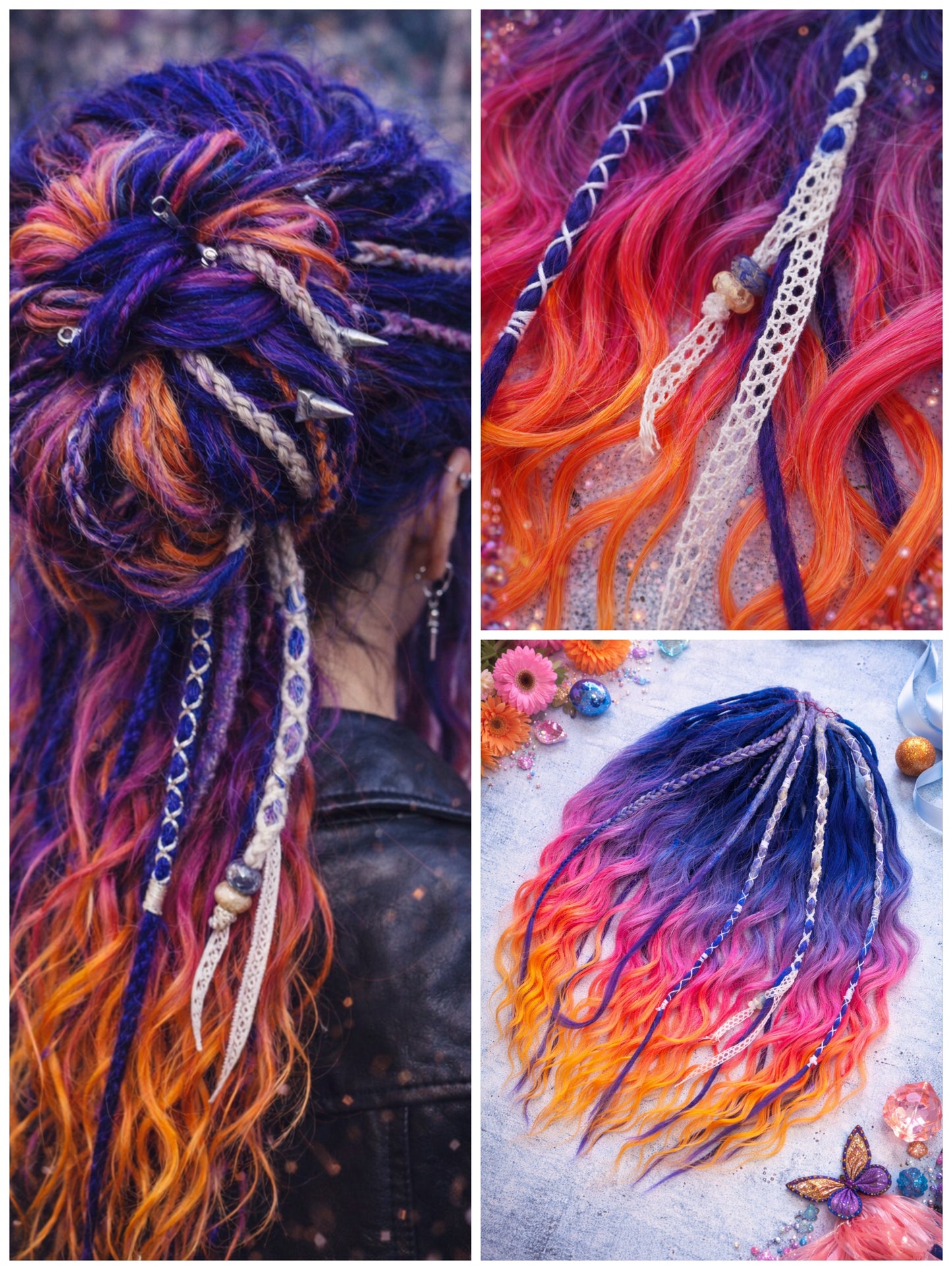 Kämmbare Beach Waves | Zum Einflechten| Brushable Waves | Synthetic