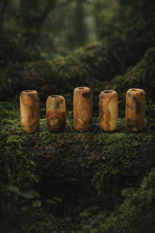 Dreadperlen XS aus Buche "Waldatem"