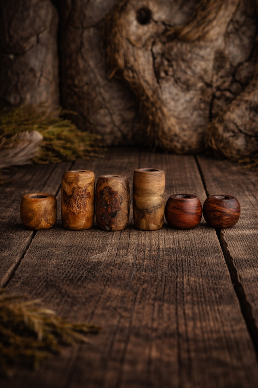 Dreadperlen aus Eiche, XXL