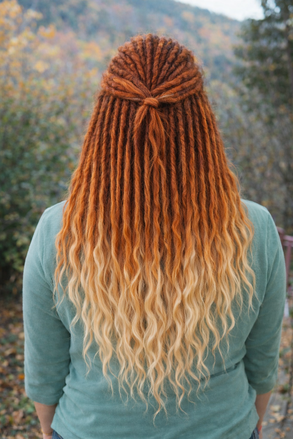 Mermaid Dreads | mit lockigen Enden | Zum Einflechten Individuelles synthetic Set in deiner Wunschfarbe