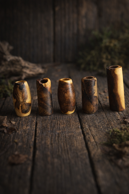 Dreadperlen "Wurzelpfad" aus Buche | Größe S/M