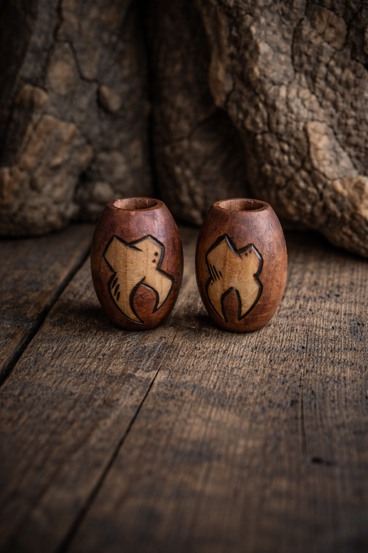 Die mit dem Biss - Gravierte Dreadperlen