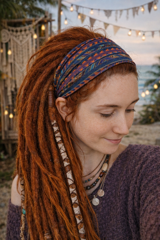 Stretchy Haarband Muster "Kachina"