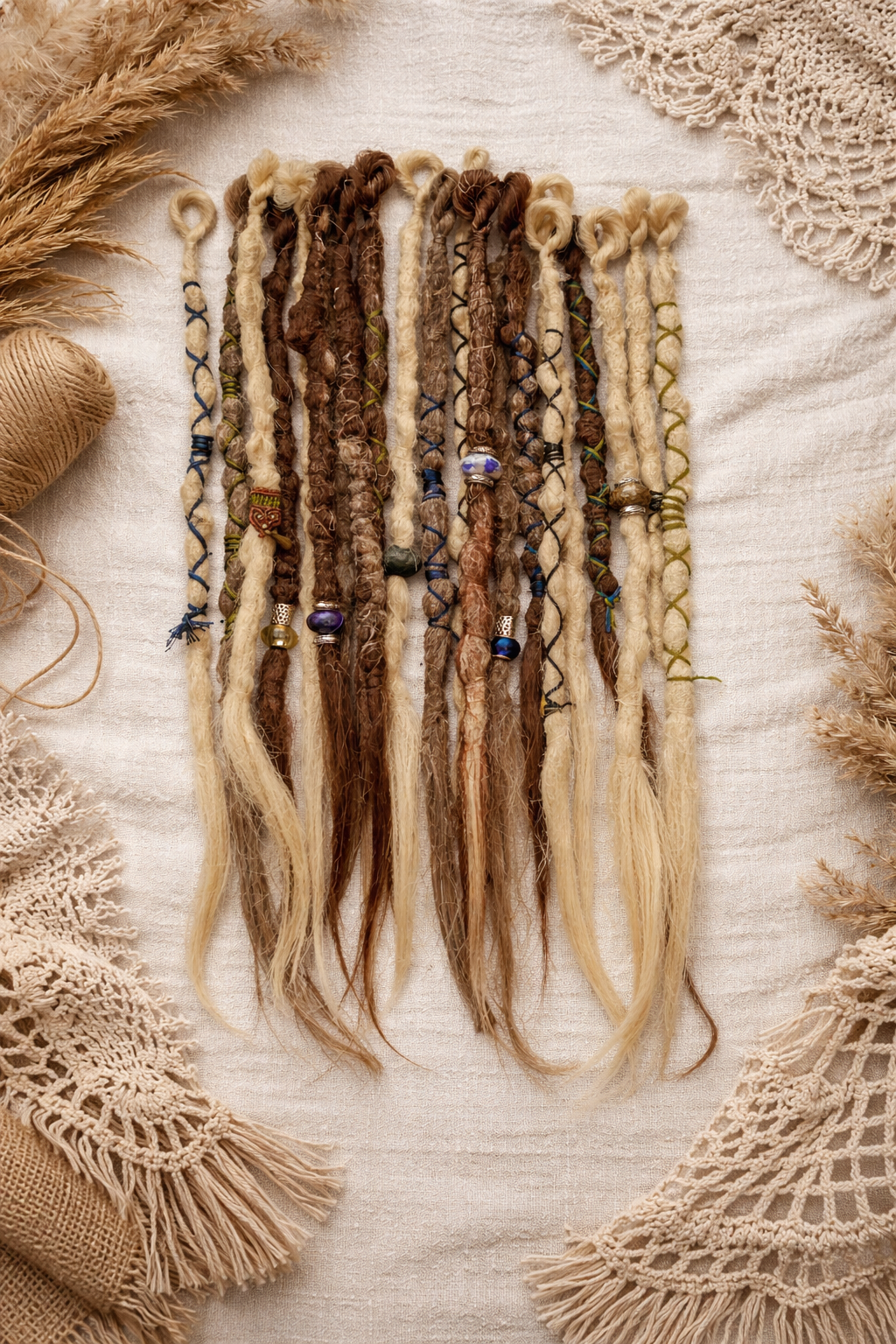 Natural/Realistic Dreads | Individuelles synthetic Set in deiner Wunschfarbe