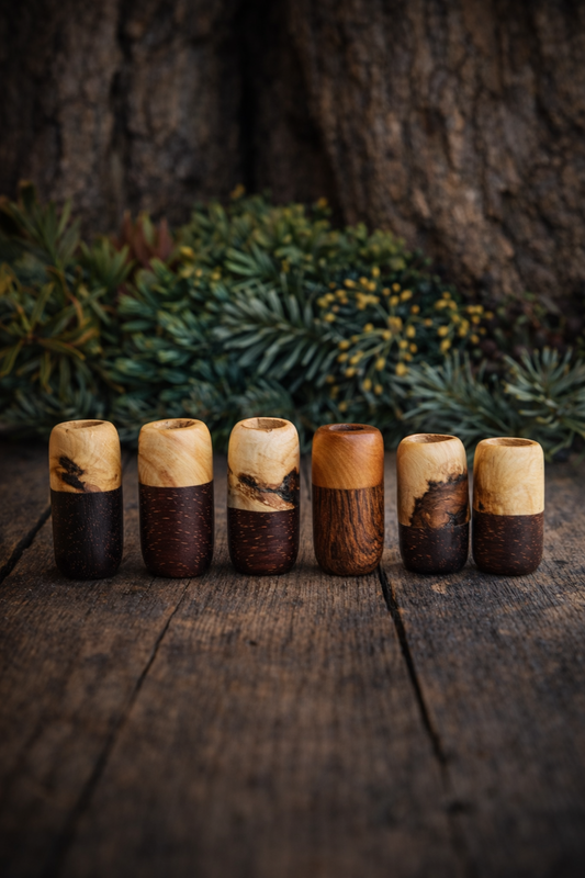 Dreadperlen Symbiose Apfelholz/Edelholz, XXL