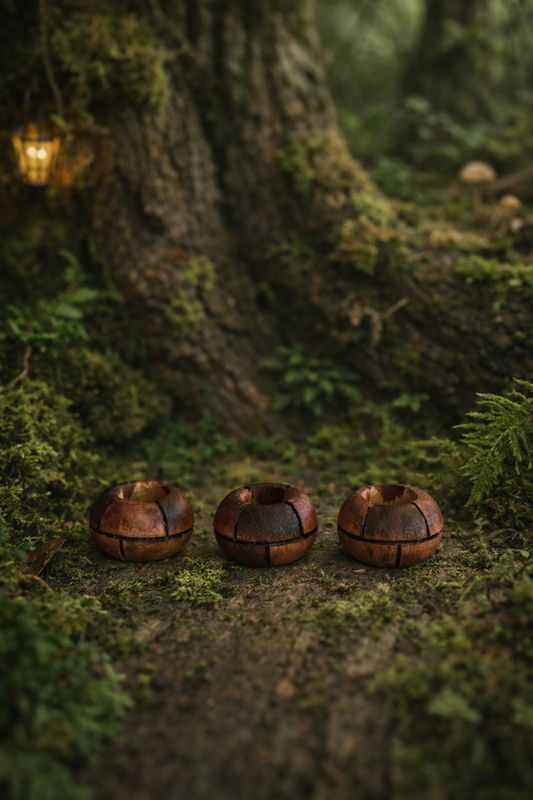 Kraft des Waldes - Dreadperlen aus Holz