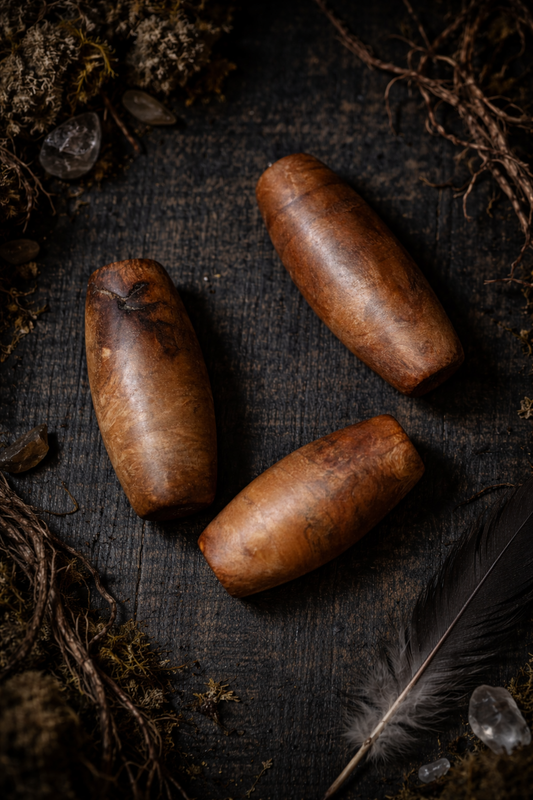 Dreadperlen aus Erle "Aldwyn" | Größe M