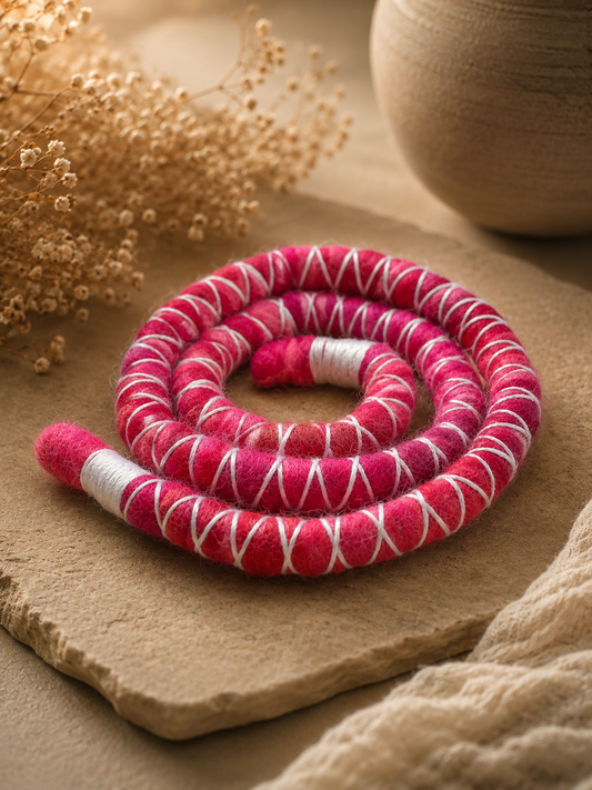 Dreadspirale | Spiralock "Himbeer Sorbet"