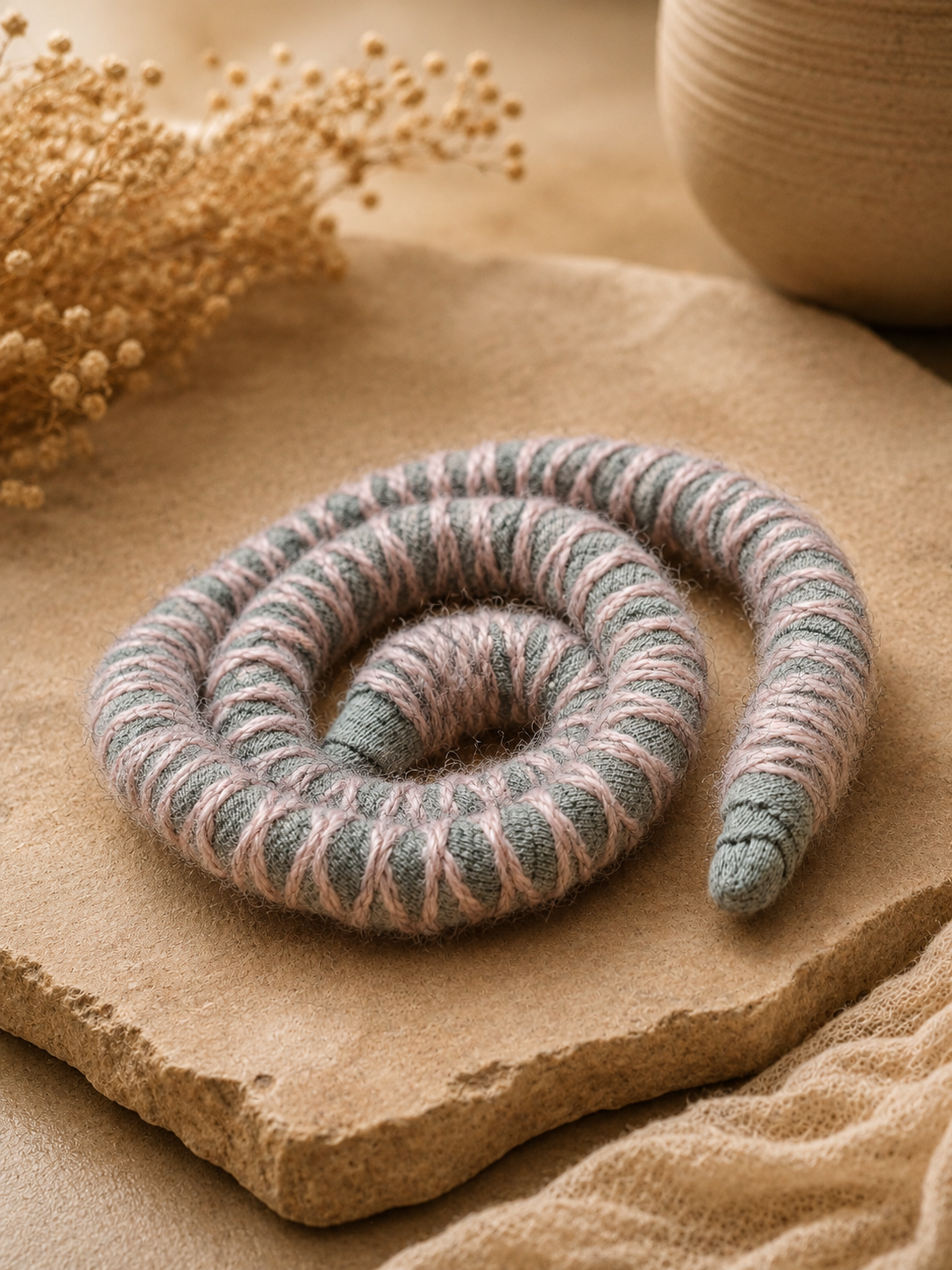 Dreadspirale | Spiralock "Rosemacaron"