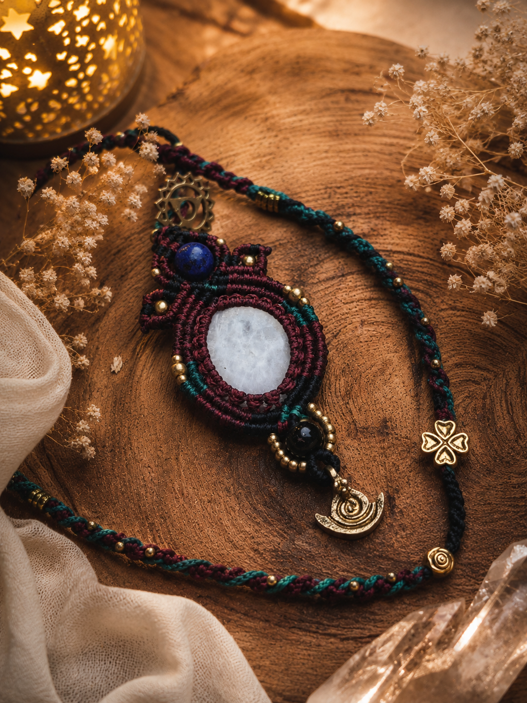 Skadi's Sternentor | Dreadwrap mit Mondstein